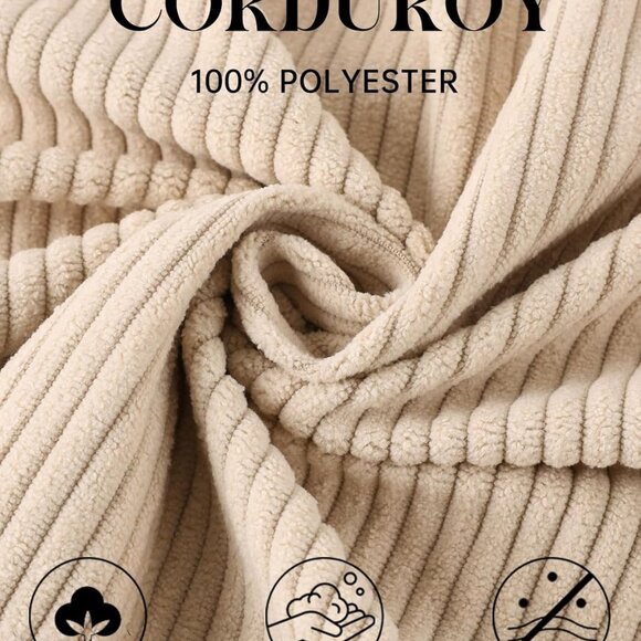 Women's Fashion Cropped Shacket Button Down Corduroy Shacket Jackets Casual Plai - Picture 5 of 5